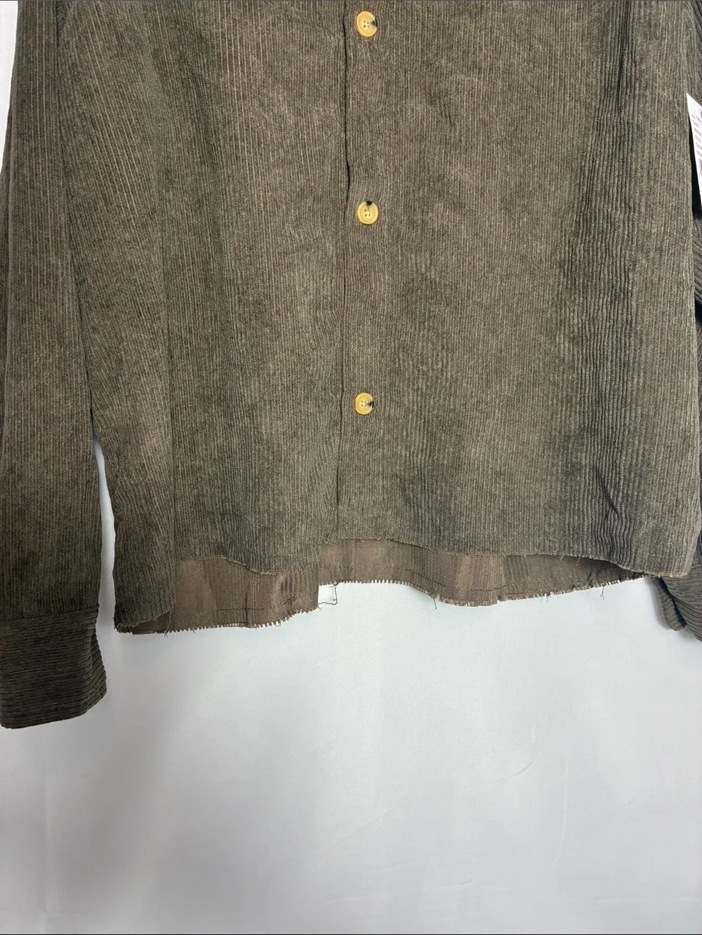 PacSun Relaxed Oversized Corduroy Shirt Jacket in Brown Men’s Medium